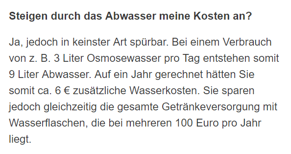 Osmosewasser-Kosten in  Hessigheim